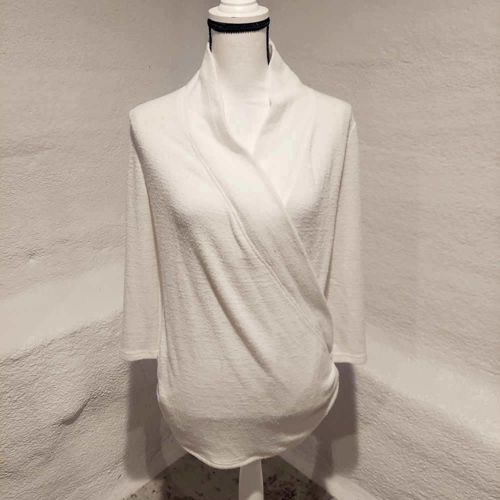 41 Hawthorne sweater white womens size medium